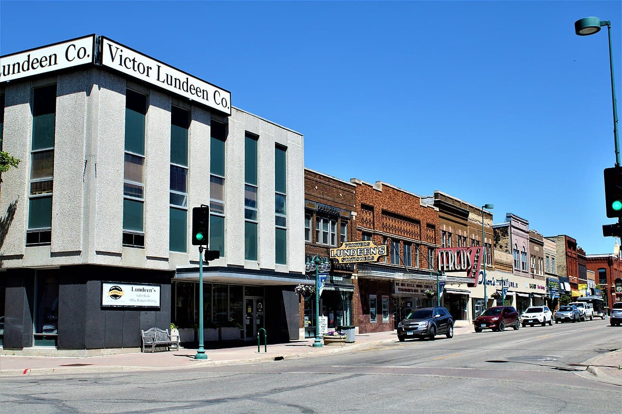 Downtown Fergus Falls, Minnesota